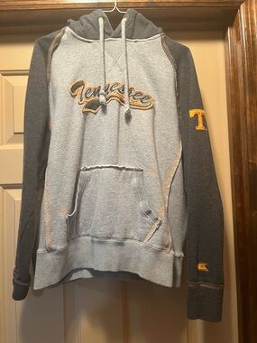 Columbia Tennessee Two-Tone Gray and Orange Crewneck Hoodie